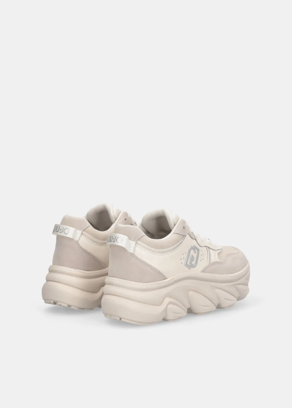 Liu Jo Sneakers à semelle épaisse en daim et en mesh|Femme Sneakers