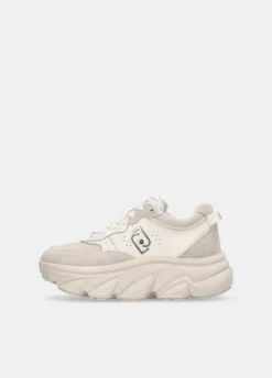 Liu Jo Sneakers à semelle épaisse en daim et en mesh|Femme Sneakers