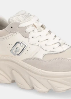 Liu Jo Sneakers à semelle épaisse en daim et en mesh|Femme Sneakers