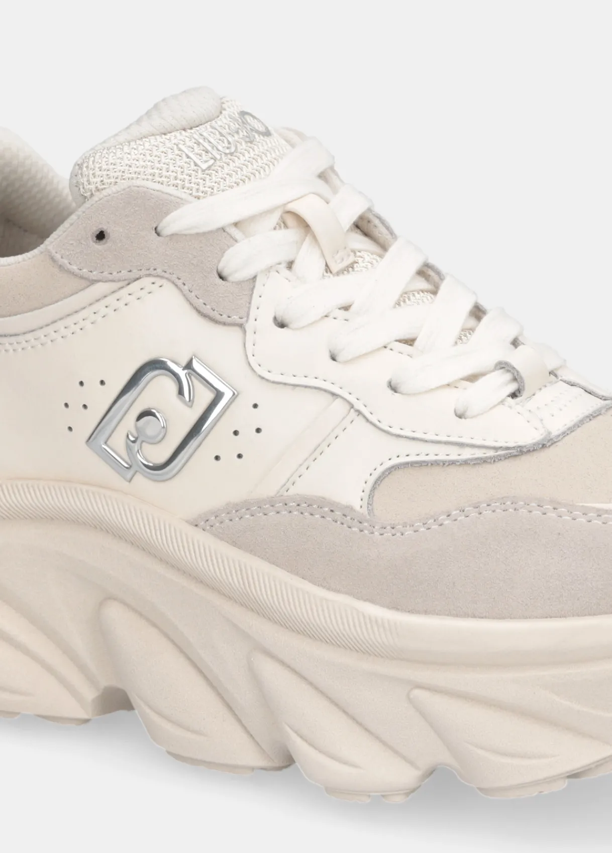 Liu Jo Sneakers à semelle épaisse en daim et en mesh|Femme Sneakers