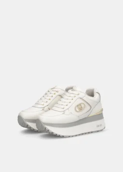 Liu Jo Sneakers à super plateforme en cuir|Femme Sneakers