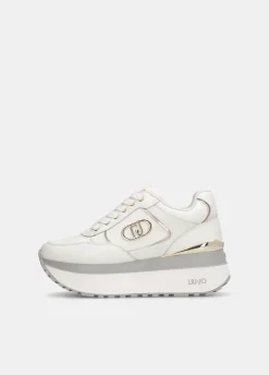 Liu Jo Sneakers à super plateforme en cuir|Femme Sneakers