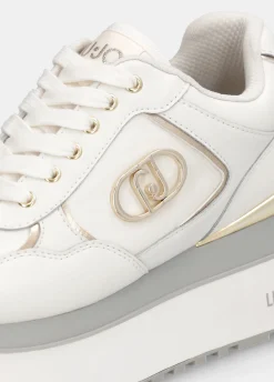 Liu Jo Sneakers à super plateforme en cuir|Femme Sneakers