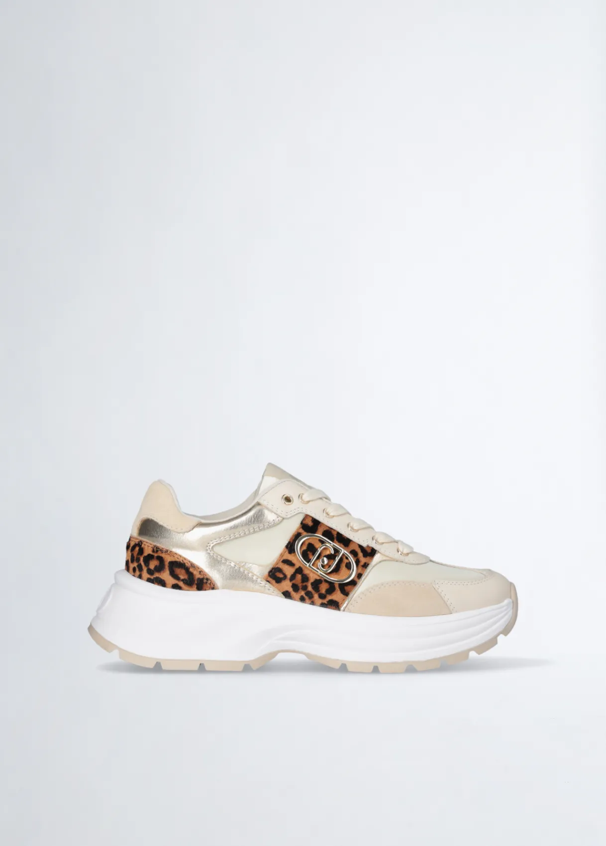 Liu Jo Sneakers avec détails en cuir de poulain|Femme Sneakers