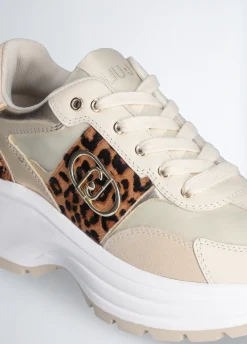 Liu Jo Sneakers avec détails en cuir de poulain|Femme Sneakers