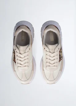 Liu Jo Sneakers avec détails en cuir de poulain|Femme Sneakers