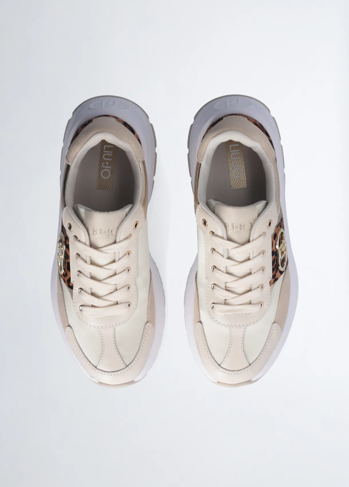 Liu Jo Sneakers avec détails en cuir de poulain|Femme Sneakers