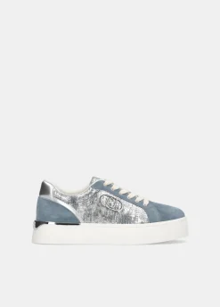 Liu Jo Sneakers avec effet craquelé lamé|Femme Sneakers
