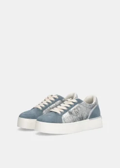Liu Jo Sneakers avec effet craquelé lamé|Femme Sneakers