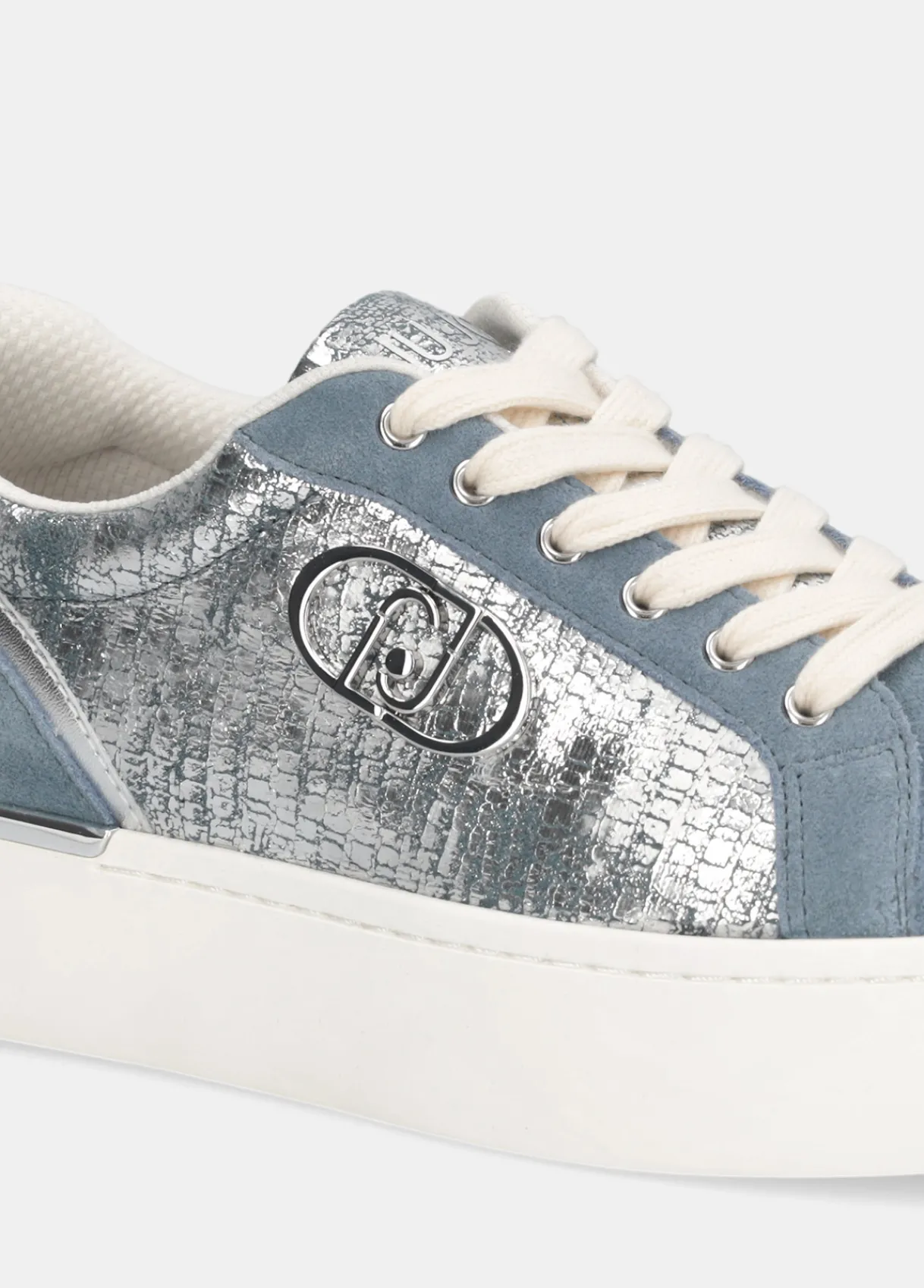 Liu Jo Sneakers avec effet craquelé lamé|Femme Sneakers