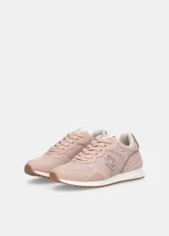 Liu Jo Sneakers avec glitters et mesh|Femme Sneakers