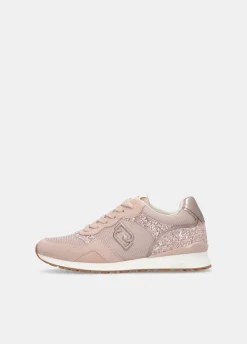 Liu Jo Sneakers avec glitters et mesh|Femme Sneakers
