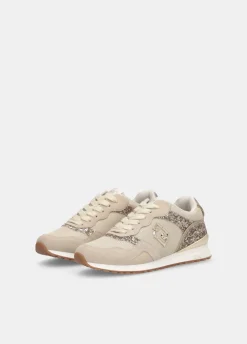 Liu Jo Sneakers avec glitters et mesh|Femme Sneakers