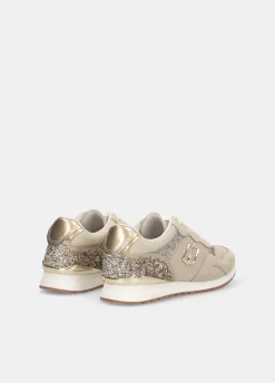Liu Jo Sneakers avec glitters et mesh|Femme Sneakers