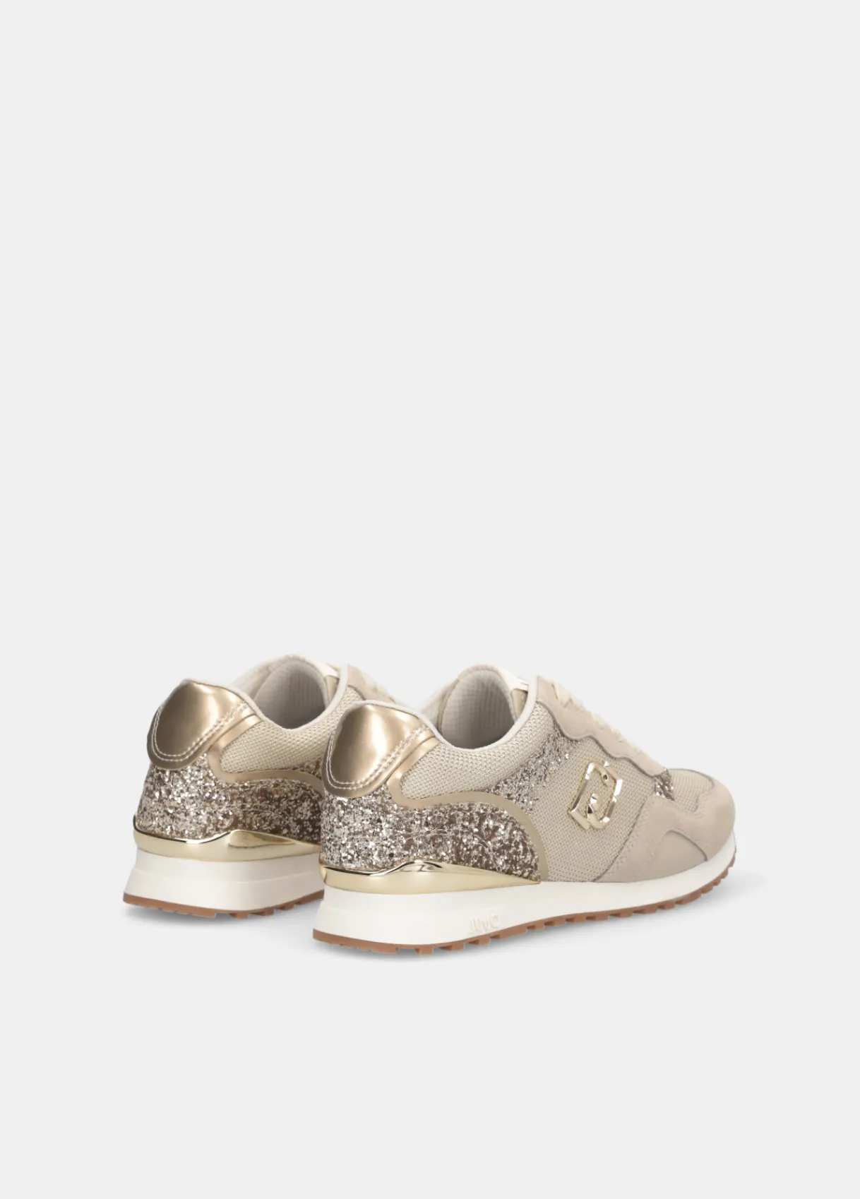 Liu Jo Sneakers avec glitters et mesh|Femme Sneakers