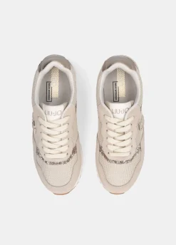 Liu Jo Sneakers avec glitters et mesh|Femme Sneakers