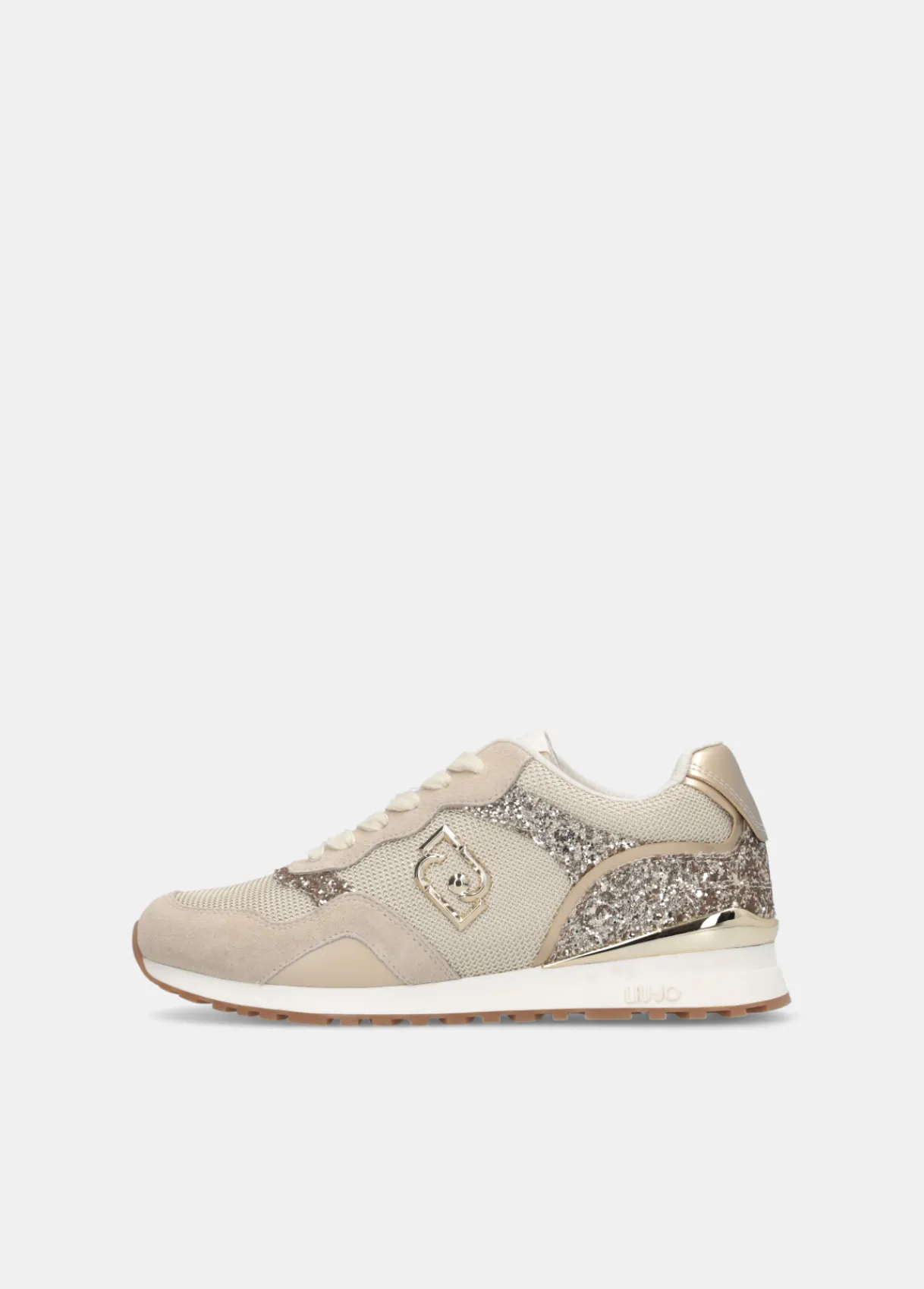 Liu Jo Sneakers avec glitters et mesh|Femme Sneakers