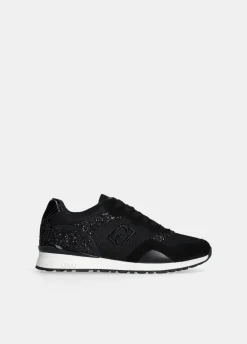 Liu Jo Sneakers avec glitters et mesh|Femme Sneakers
