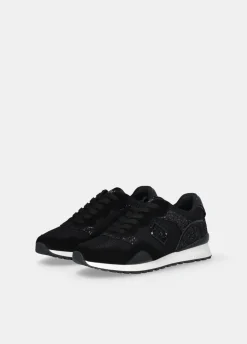 Liu Jo Sneakers avec glitters et mesh|Femme Sneakers