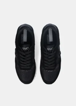 Liu Jo Sneakers avec glitters et mesh|Femme Sneakers
