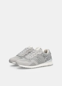 Liu Jo Sneakers avec glitters et mesh|Femme Sneakers