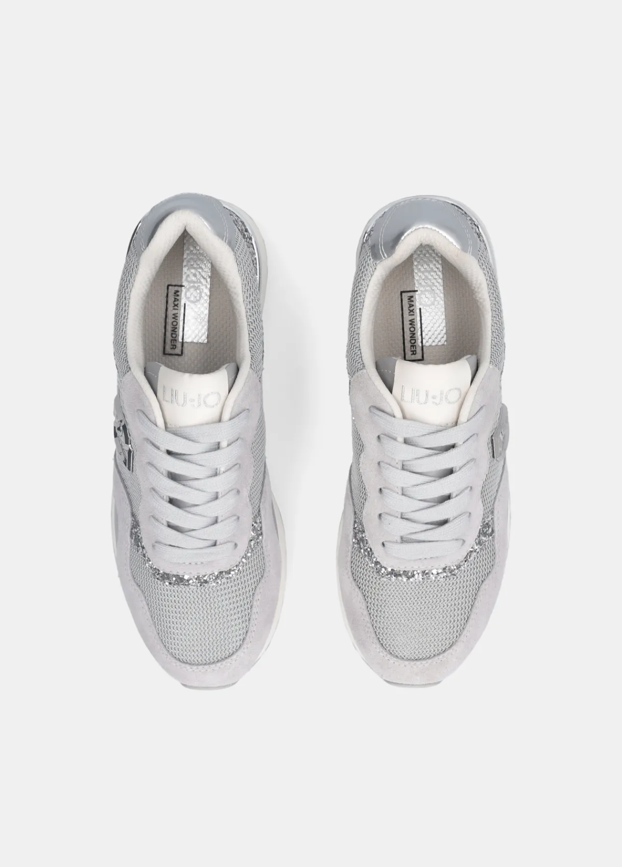 Liu Jo Sneakers avec glitters et mesh|Femme Sneakers