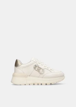 Liu Jo Sneakers en cuir avec logo décoratif|Femme Sneakers