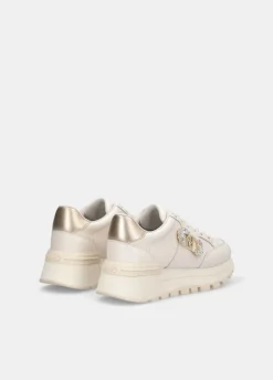 Liu Jo Sneakers en cuir avec logo décoratif|Femme Sneakers
