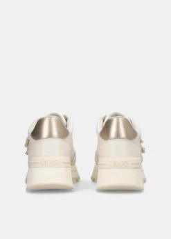 Liu Jo Sneakers en cuir avec logo décoratif|Femme Sneakers