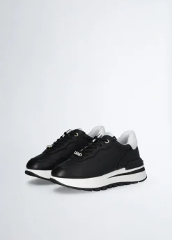 Liu Jo Sneakers en cuir avec logo ajouré|Femme Sneakers