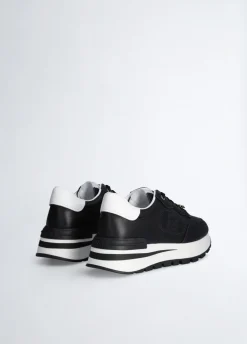 Liu Jo Sneakers en cuir avec logo ajouré|Femme Sneakers