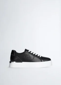 Liu Jo Sneakers en cuir avec logo ajouré|Femme Sneakers