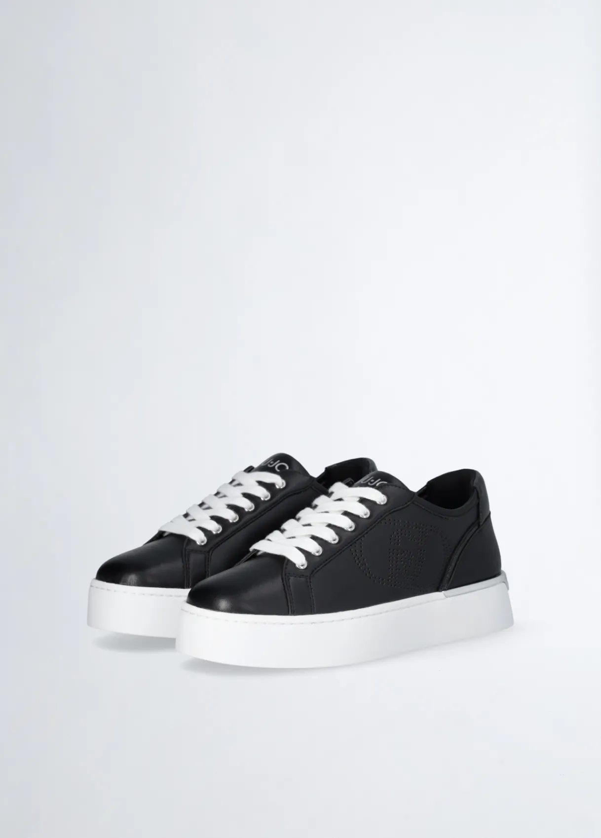 Liu Jo Sneakers en cuir avec logo ajouré|Femme Sneakers