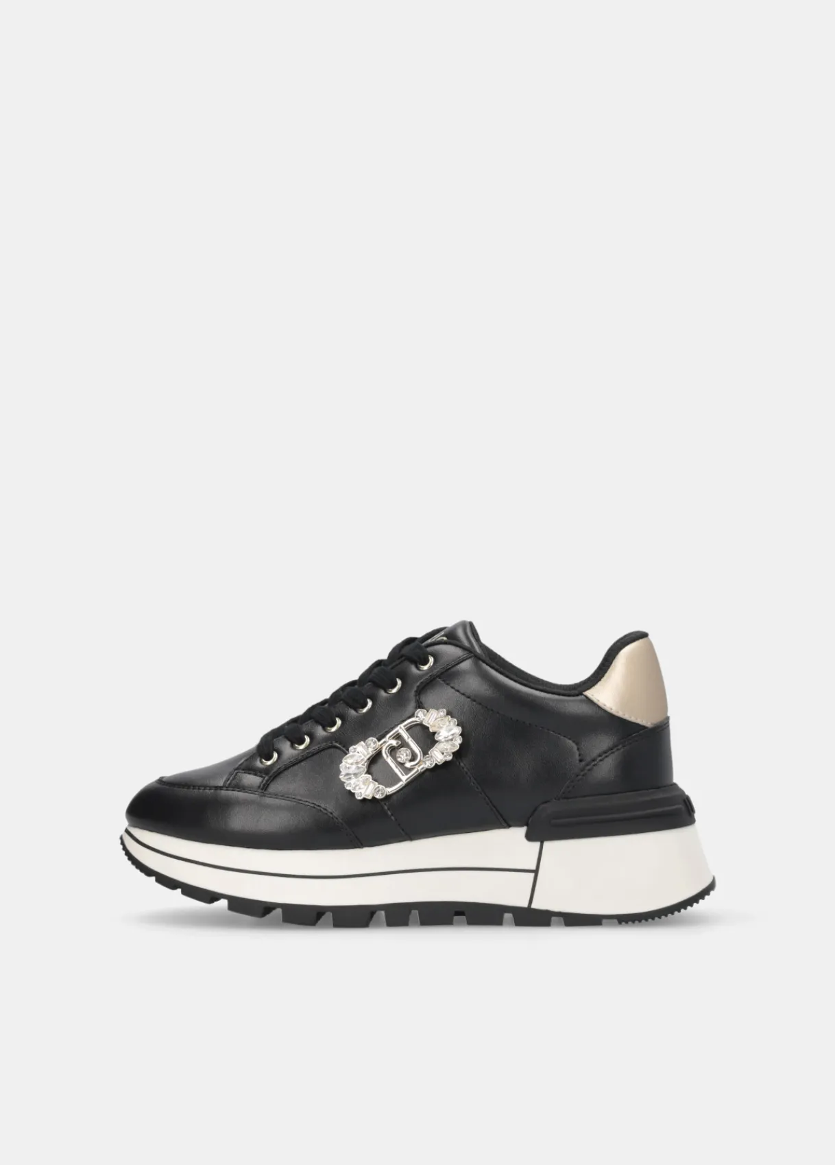 Liu Jo Sneakers en cuir avec logo décoratif|Femme Sneakers