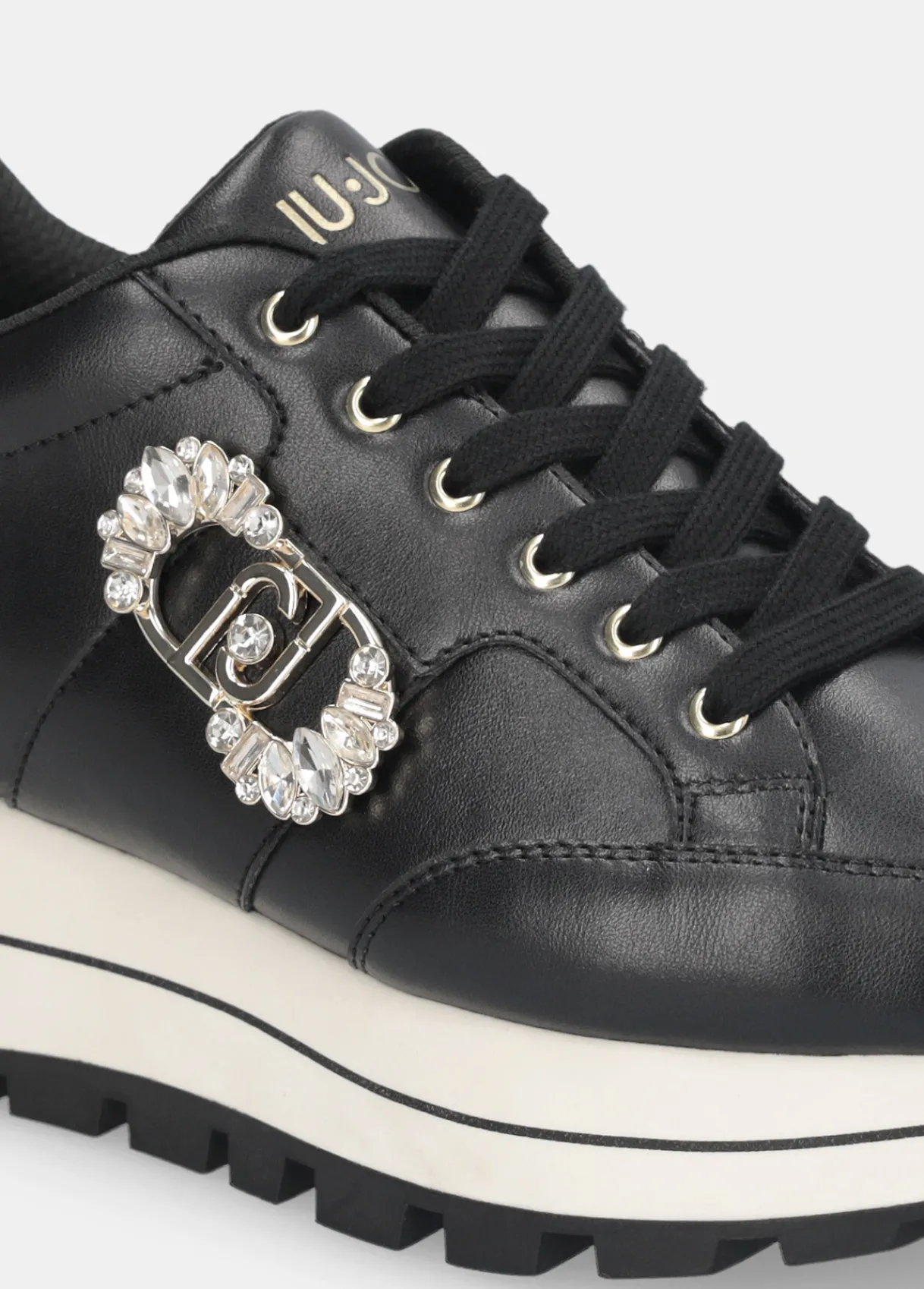 Liu Jo Sneakers en cuir avec logo décoratif|Femme Sneakers