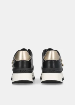 Liu Jo Sneakers en cuir avec logo décoratif|Femme Sneakers