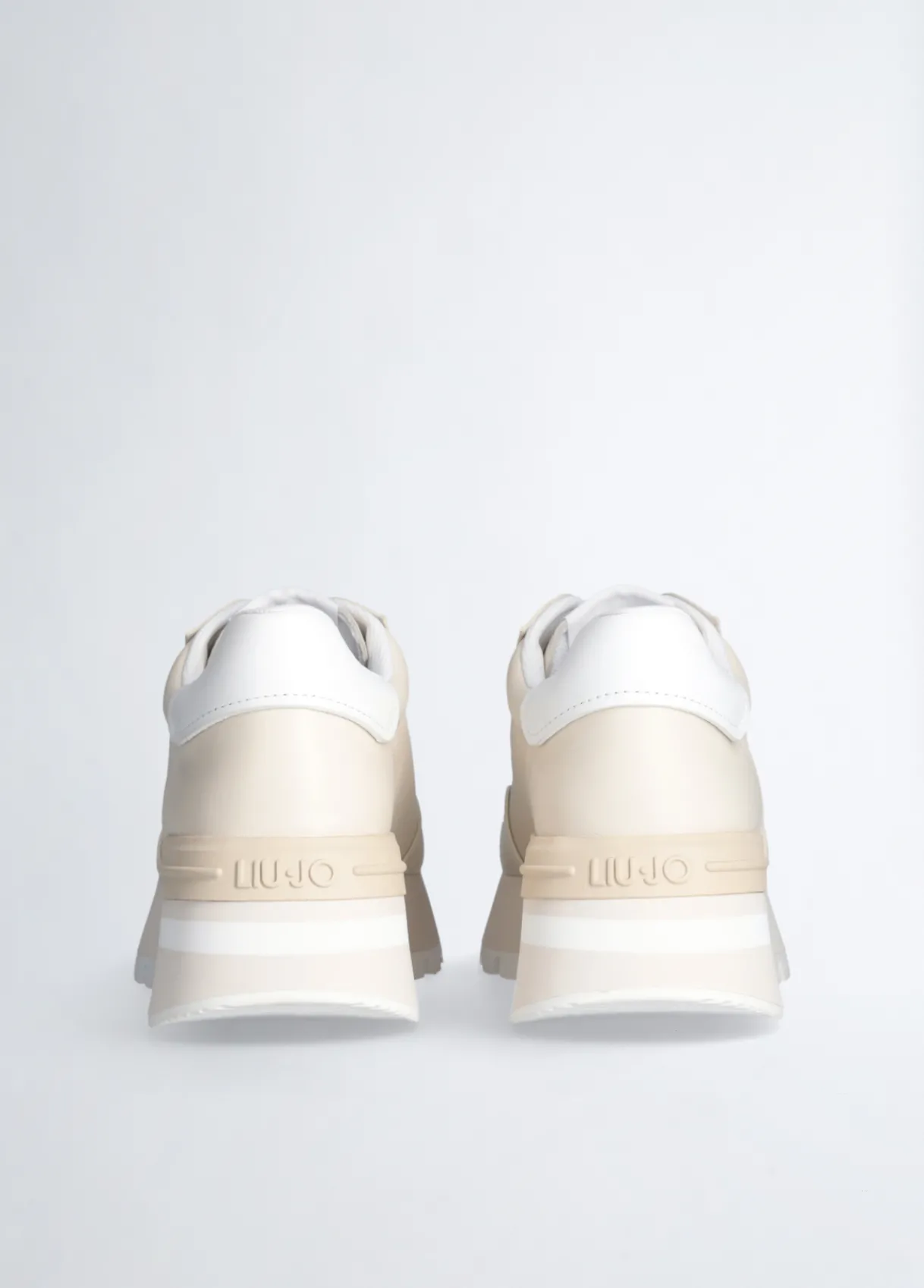 Liu Jo Sneakers en cuir avec logo ajouré|Femme Sneakers