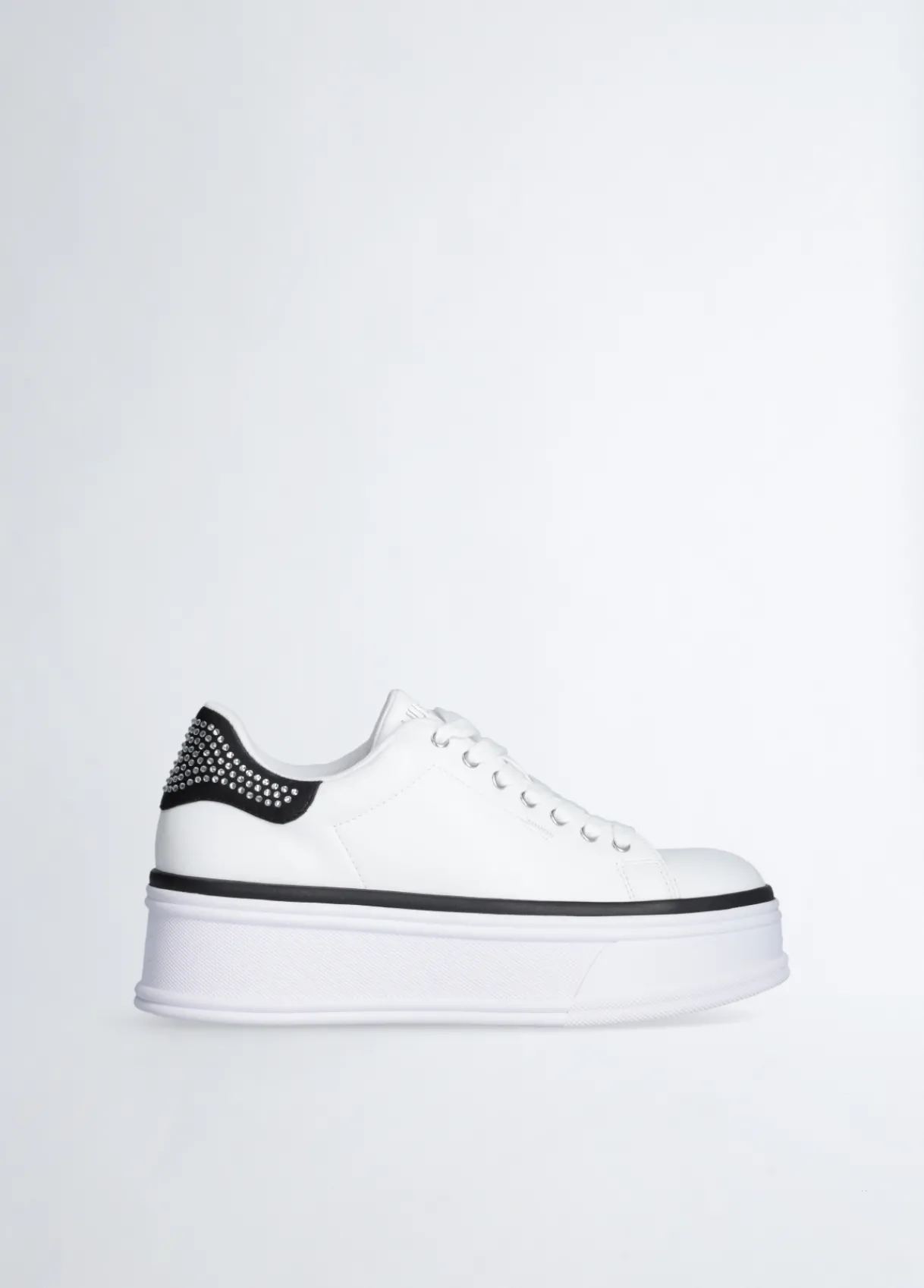 Liu Jo Sneakers en cuir avec strass|Femme Sneakers