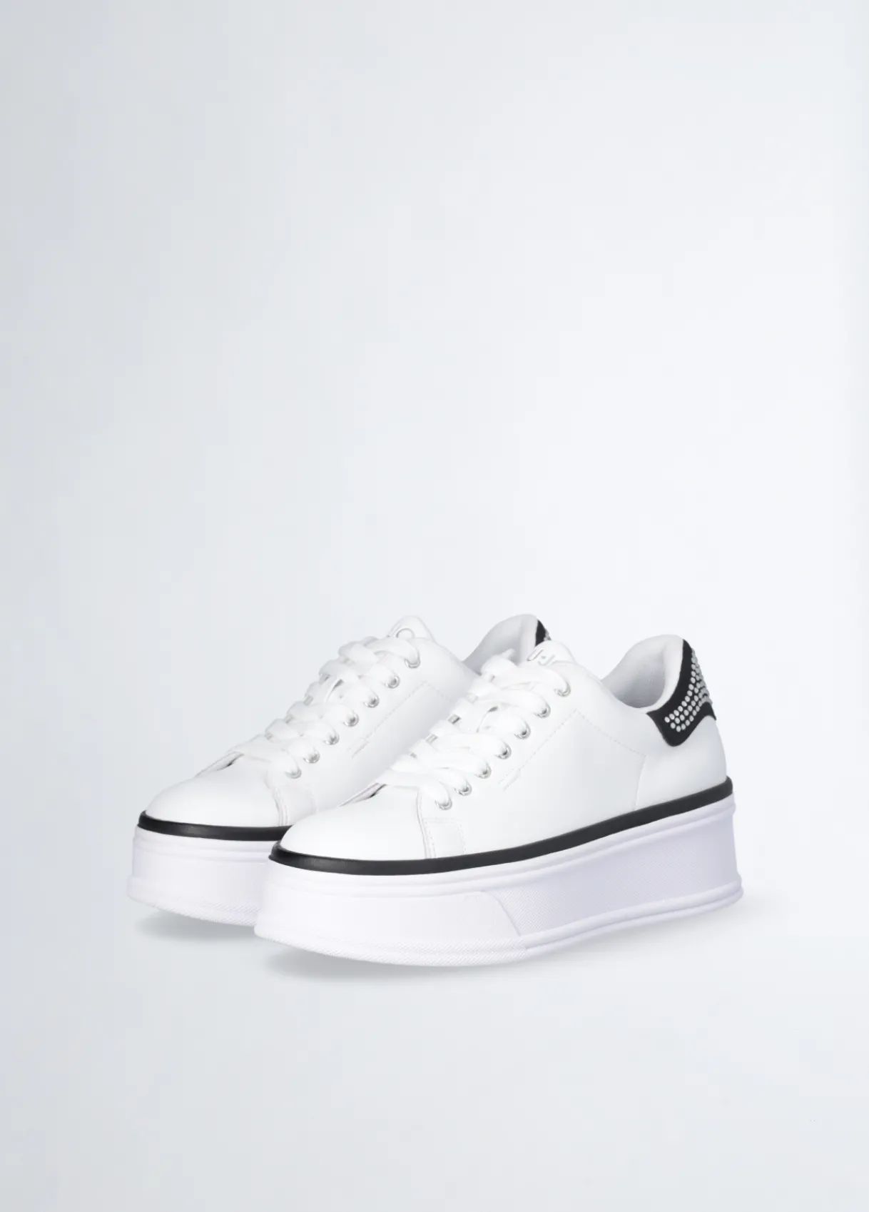 Liu Jo Sneakers en cuir avec strass|Femme Sneakers