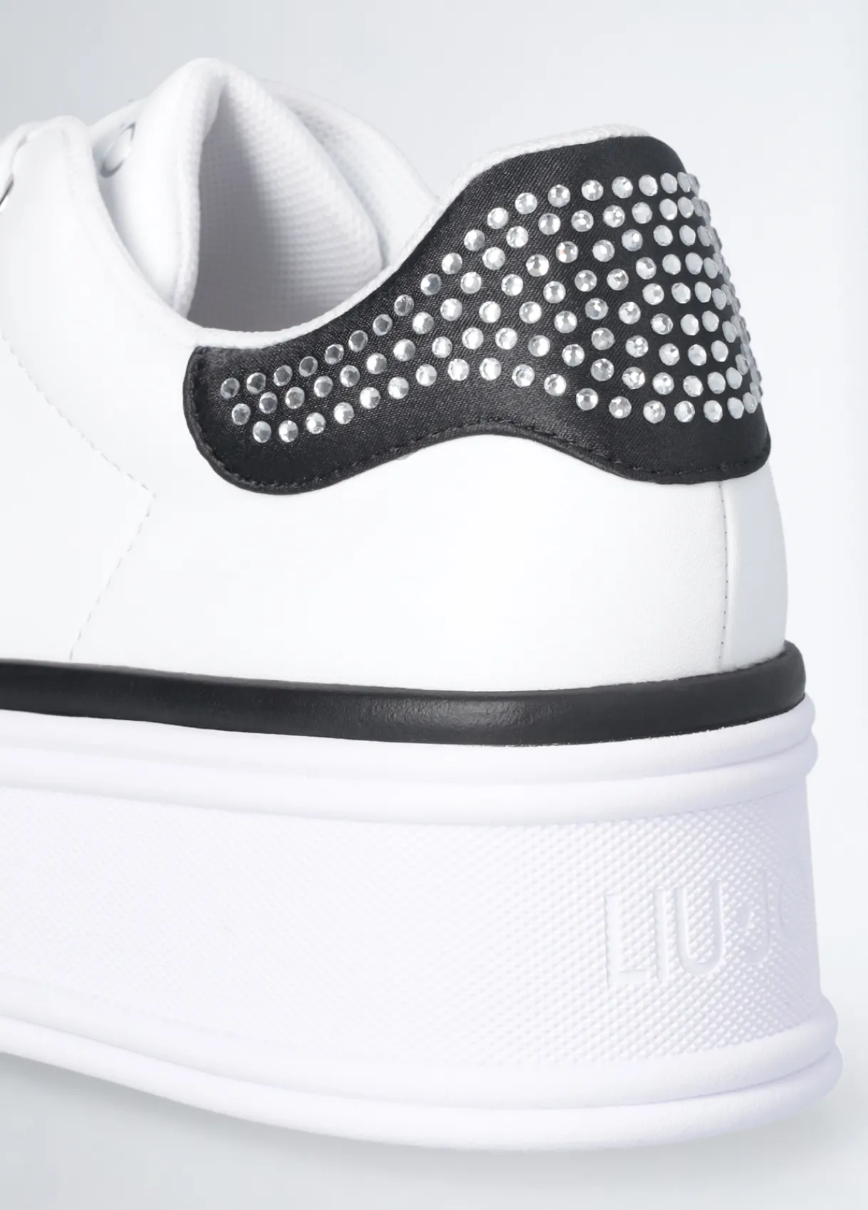 Liu Jo Sneakers en cuir avec strass|Femme Sneakers