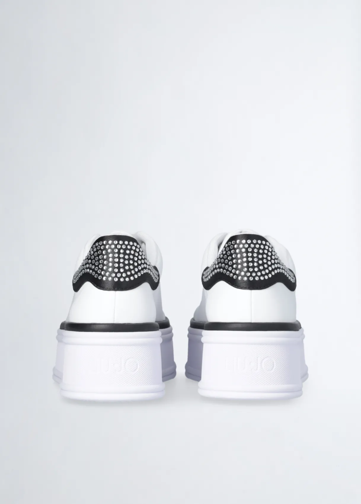 Liu Jo Sneakers en cuir avec strass|Femme Sneakers