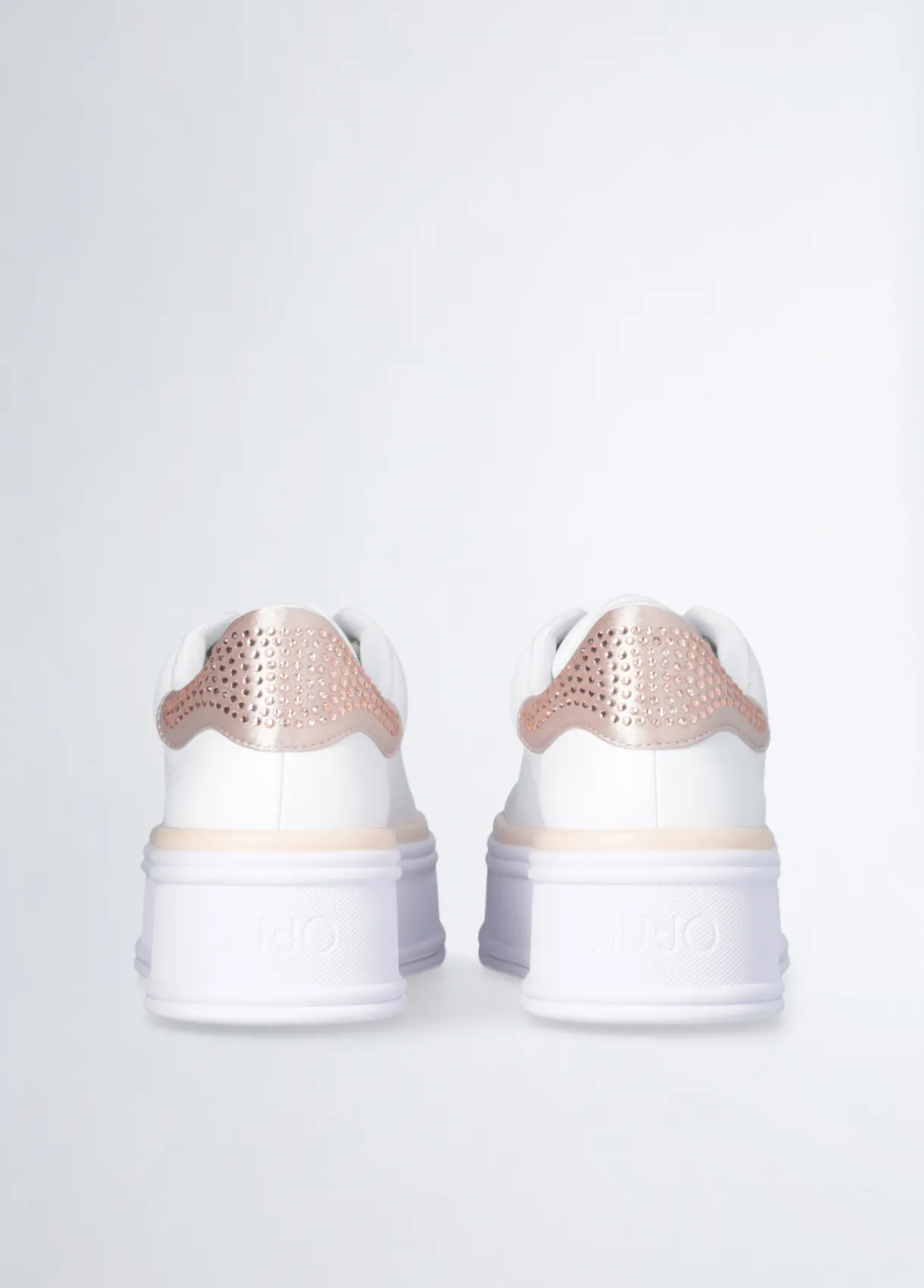 Liu Jo Sneakers en cuir avec strass|Femme Sneakers
