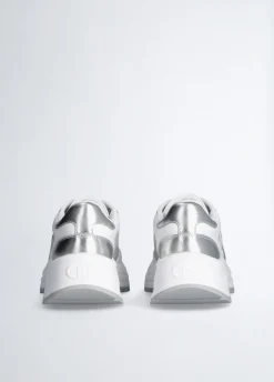 Liu Jo Sneakers en cuir et lurex|Femme Sneakers