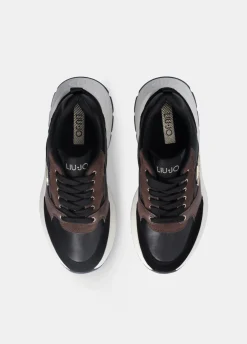 Liu Jo Sneakers en daim et cuir|Femme Sneakers