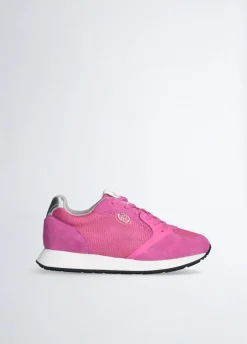 Liu Jo Sneakers en daim et maille filet brillante|Femme Sneakers