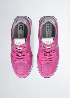 Liu Jo Sneakers en daim et maille filet brillante|Femme Sneakers