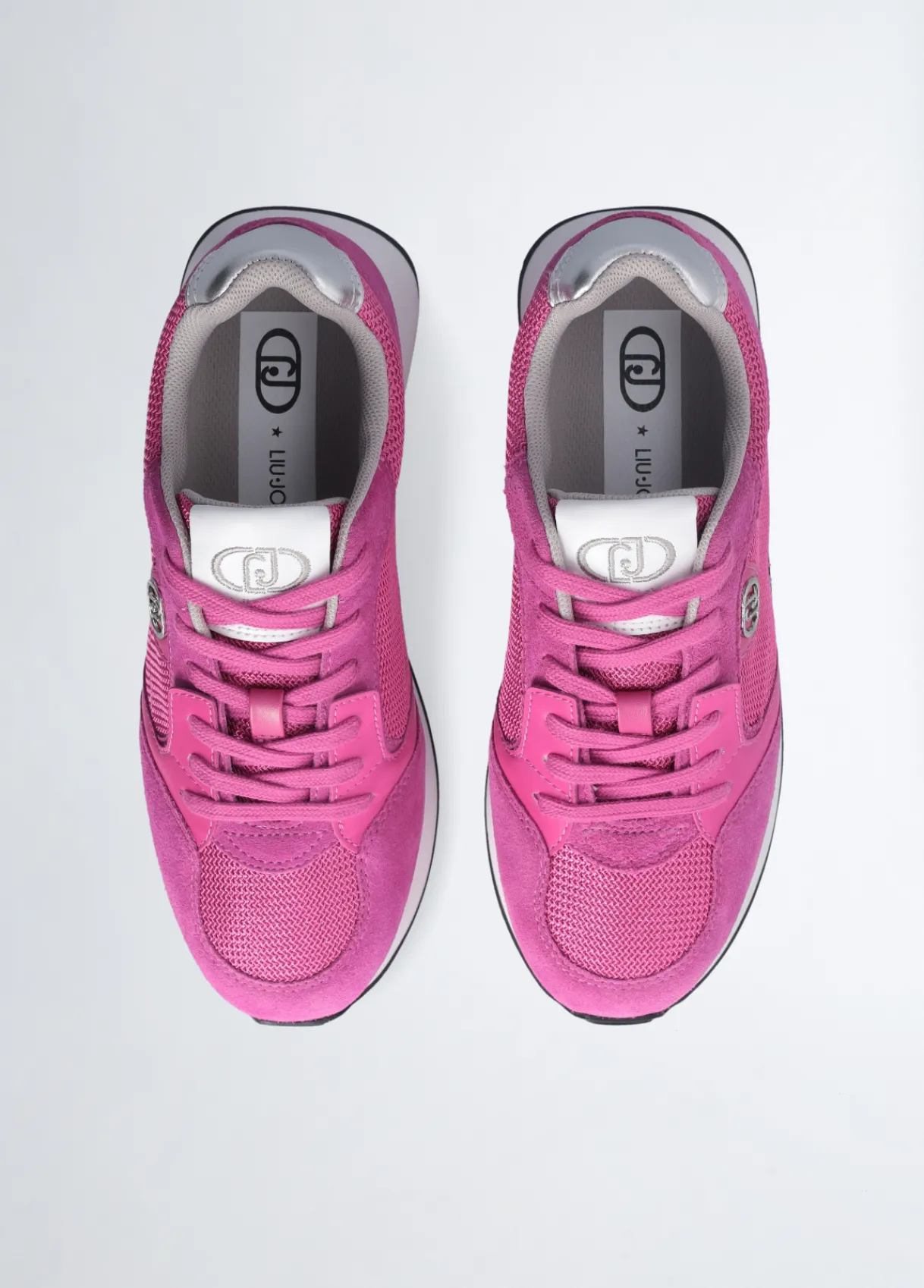 Liu Jo Sneakers en daim et maille filet brillante|Femme Sneakers