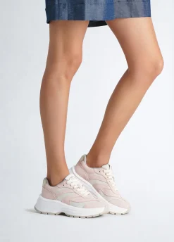 Liu Jo Sneakers en daim et maille filet brillante|Femme Sneakers