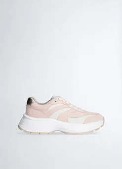 Liu Jo Sneakers en daim et maille filet brillante|Femme Sneakers