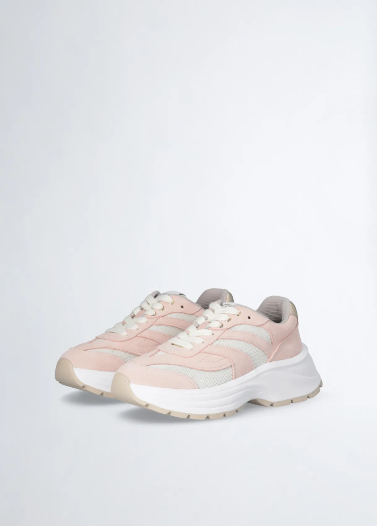 Liu Jo Sneakers en daim et maille filet brillante|Femme Sneakers